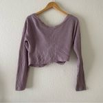 Urban Outfitters Out from Under  Waffle Twist Waist Crop Top Tee Photo 3