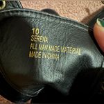 Catherine Malandrino  Serena Lace-Up Quilted Boot Vegan Leather Womens 10 Photo 5