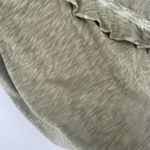 Veronica Beard  Jeans Dubois Ruffled Pima Cotton T-Shirt Light Army size M $158 Photo 5