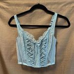 Victoria's Secret NWT  Dream Angels Unlined Lace-Up Corset Top Size S-DD Photo 0