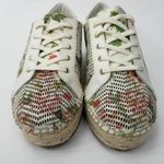 Vince Camuto  Joellan Floral Oxford Sneakers Perforation Leather Women Size 8M Photo 3