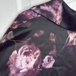 Vince Night Garden Lapel Collar Popover 100% Silk Rose Print Blouse W1782 Sz XS Photo 10
