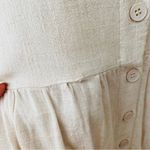 Urban Outfitters  Button Up Short Sleeve Top Cream Sz Small Photo 5