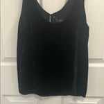 J.Crew Velvet Elegant Black Sleeveless Top Photo 3