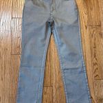 Lafayette 148 New York pewter metallic pants size 4 Gray Photo 9