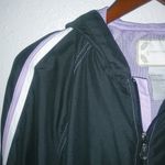 Green Tea M Yoga Athletic Zip Front Warm Up Purple Mesh Lined Jacket Size M Photo 10