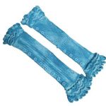 Handmade Blue Crochet handle cover for handbags Photo 0