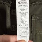 Halara High Waisted Straight Leg Button Pants XS Olive Green Forest Night NWT Photo 6