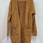 Entro  women's L chunky confetti Popcorn Sweater Cardigan w/front pockets Photo 0