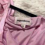 superdown Nicholette One Shoulder Mini Dress in Shimmer Small Photo 6