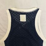 Free People Intimately Slam Dunk Top Size Medium Blue White Photo 7