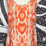 Cynthia Rowley Orange and Cream Tank Top Photo 0