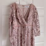 Mac Duggal Mac Duggal Embellished V Neck Illusion Long Sleeve A Line Gown- NWT Photo 5