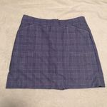Peter Millar Womens Golf Skirt Polyester Spandex Checkered Blue White Sz 10 EUC Photo 0
