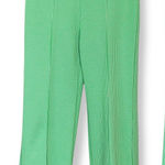 Vintage 70s Slacks Women Wide Leg Pants Plaid Green White Retro Pykettes Mod Size M Photo 0