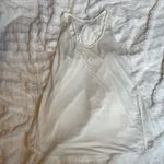 LULULEMON White Cross Back Tank Top‎ Small Gym Yoga Workout Lounge Photo 1