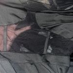 Black Sheer Top long sleeve Jumpsuit Size XL Photo 12