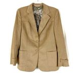 Ms. Prestige West | Vintage Equestrian Horse Riding Western Tan Blazer Jacket L Size L Photo 0