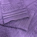 Croft & Barrow 1x plus size Purple Long Sleeve sweater textured knit pullover Photo 4