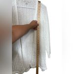 Coldwater Creek , White Soft Ribbon Yarn Cardigan,Size L,Made in Jordan Photo 6