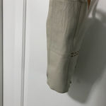 Fossil  Vintage Cream with Tan Accent Leather Silver Key Purse Photo 2