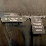 Sandro Wide Leg Crop Pants Black Size 10 Work Dress Sportswear Career Stovepipe Photo 2