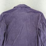 Urban Outfitters Purple Corduroy Jacket Button Front Women's Small 100% Cotton Photo 4