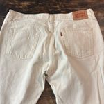 Levi's White 501 ct size 29 jeans distressed Photo 9