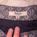 Madewell  Nico Mini Silk Skirt W0 Blue/White Photo 5