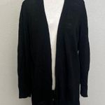 Ann Taylor Linen Blend Open Cardigan Black Size Small Photo 0