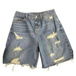 No Boundaries  Bermuda Shorts Junior Size 5 Distressed Cut Off Denim Bundle Photo 3