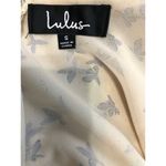 Lulus  Le Quartier Nude Floral Print Ruffled Midi Dress Photo 7