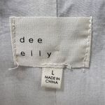 Dee Elle Dee Elly Embroidered Tank Top Sleeveless Bohemian Casual White Blue Size‎ L Photo 3