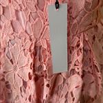 NWT NSR X Nordstrom Floral Lace Midi Dress Medium, PINK Photo 5