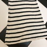 Isabel Marant Knit Long Sleeve Midi Dress Striped Nautical Anchor Linen Blend S Photo 7