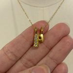 Vintage 80s/90s ‘P’ Initial Gold Photo 2