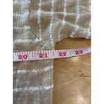 J Jill Women's Striped Button Shoulder 3/4 Sleeve Knit‎ Top Tan Size M Photo 4