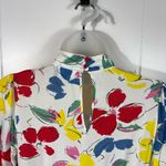 RIXO X Target Tropical Floral Ruffle Front Puff Sleeve Maxi Long Dress 2 Travel Multiple Photo 6