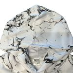 Buffbunny Collection Buffbunny Women’s M Untamed Hoodie Sweatshirt White Marble Loungewear Plush New Photo 2