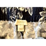J.Crew Women's Sz 8 Black/White Floral Short Boardwalk Linen Cotton Photo 7