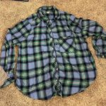 Aerie Plaid pajama top Photo 0