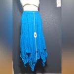 Etc.Boho Maxi Skirt size OS Asymmetric High Photo 5