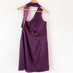 Jenny Yoo NWT  Hammered Satin One Shoulder Dress in Plum Photo 6