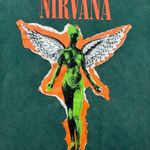 Nirvana In Utero fairy green T-shirt in size Medium Photo 1