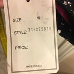 Women’s Blazer coat ‘Lily’ black white with pink Med vintage fitted made in USA Photo 9