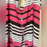 Torrid  Women’s Plus Size Pink and Black Striped Tunic Top Soze 6 Photo 8