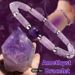 Amethyst Natural  Bracelet Unisex Energy Bracelet Photo 2