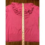 Worthington  Women's Graceful Rose Ruffle Neck Cardigan Size Petite Medium Photo 8