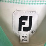 Footjoy ladies baby pique polo golf shirt with sleeves size large Photo 4