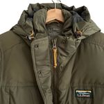 LL Bean Womens Mountain Classic Down Parka Size L Quilted 650 Photo 3